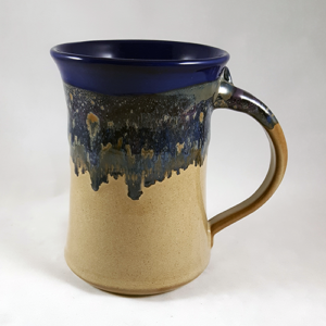 Clay in Motion Large Mug in Cobalt Canyon